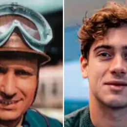 La foto de Colapinto y Fangio en Mónaco que se hizo viral en redes