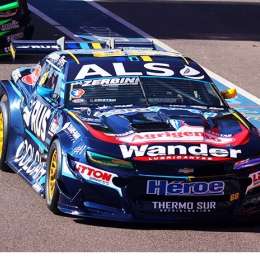 TC: Canapino prueba el Camaro en La Plata en la previa de Alta Gracia