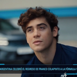 Renault celebró el regreso de Franco Colapinto a la Fórmula 1