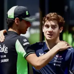 El electrizante duelo Colapinto - Bortoleto en la F2 en España 2024