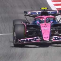 F1: Colapinto, a fondo con el Alpine en la FP1 del GP de España