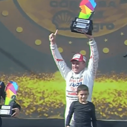 TC: el gesto de Santero en el podio que mostró su disconformidad con la decisión de los Comisarios