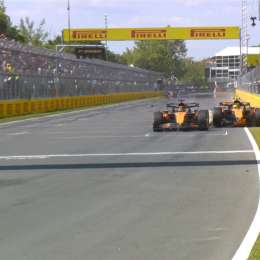 F1: la polémica lucha entre los McLaren que terminó con el abandono de Norris