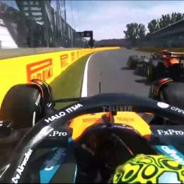 F1: ¡A bordo! Así se vio desde el McLaren de Norris el insólito toque con Piastri