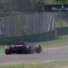 F1: ¡Prueba Alpine! Aron giro en Imola con el A523