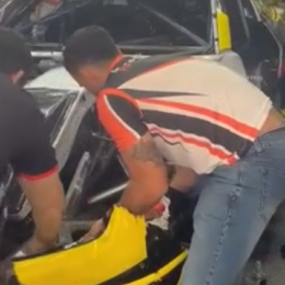 TC: el Pradecon Racing ya trabaja para recuperar el Camaro de Landa tras el duro golpe en Posadas