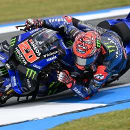 MotoGP: Quartararo lideró la caótica práctica clasificatoria en Países Bajos