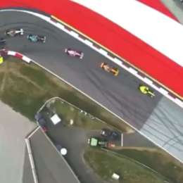 F2: un fuerte vuelco en Austria causó la bandera roja ¿Qué paso?