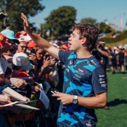 F1: Colapinto llegó al Red Bull Ring y provocó furor en los fanáticos