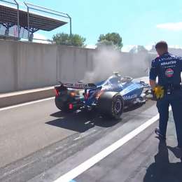 F1: Carlos Sainz sufrió un principio de incendio y no podrá largar en Austria