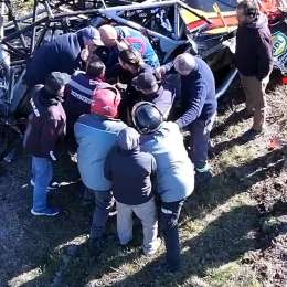 TC Pick Up: el gesto con el que Agustín Martínez confirmó que estaba bien tras el fuerte golpe