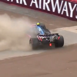 F1: así fue el despiste de Colapinto que terminó con su clasificación en Silverstone