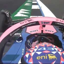 F1: así se vio el despiste de Colapinto en Silverstone desde la cámara a bordo del Alpine