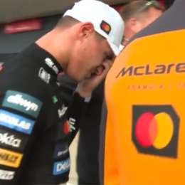 F1: la imagen de Norris que asustó a todos tras su victoria en Silverstone