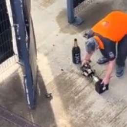 F1: ¡Volvió a pasar! McLaren rompió el trofeo en Silverstone