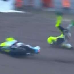 MotoGP en Alemania: escalofriante accidente de Morbidelli en la carrera sprint en Sachsenring
