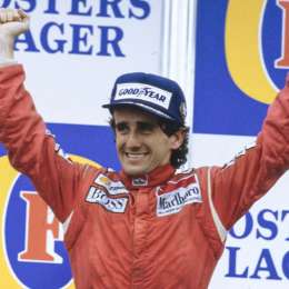 Prost se subió al icónico Mclaren de 1988 en Goodwood