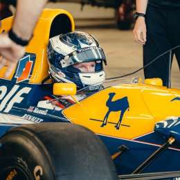 F1: Vowles participó del festival de Goodwood y manejó el histórico FW14B de Williams