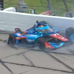 IndyCar: golpe y abandono para Ray Robb en Iowa