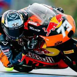 Moto3: Perrone fue 5° en la práctica clasificatoria y Morelli no alcanzó a meterse directo en la Q2 de República Checa
