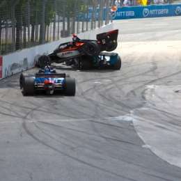 IndyCar: choque múltiple en el circuito callejero de Toronto