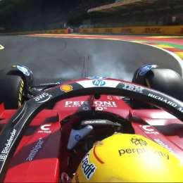 F1: Hamilton y su error en la SQ1 del GP de Bélgica: "Es la primera vez que me pasa"