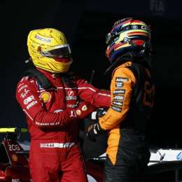 F1: la marca positiva que comparten Piastri y Hamilton en 2025