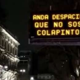 Un exempleado de tránsito utilizó a Colapinto y alteró polémicamente las pantallas de la Ciudad