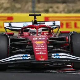 F1: Leclerc y Ferrari dan el batacazo en Hungría al quedarse con la pole; Colapinto finalizó P14