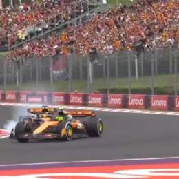 F1: ¡Al límite! Oscar Piastri se la jugó por la victoria y casí se toca con Lando Norris