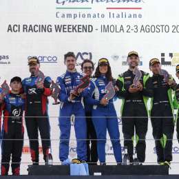GT Italiano: con un gran maniobra en la última vuelta, Matías Russo ganó en Imola