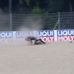 MotoGP: la dura caída de Jorge Martín en la práctica clasificatoria del GP de Austria