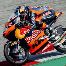 Moto3: ¡Orgullo argentino! Perrone se quedó con la pole en el GP de Austria