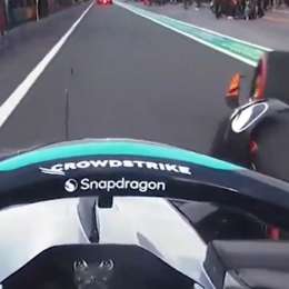 F1: ¡Insólito! Russell y Piastri se tocaron en el ingreso a boxes en plena FP2 en Zandvoort