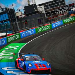 Porsche Supercup: Luciano Martínez sumó una nueva carrera de aprendizaje en Zandvoort