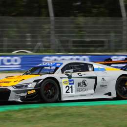 Lautaro De la Iglesia probó un Audi R8 GT3 en Italia