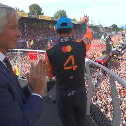 F1: ¡Los McLaren apuntados! Norris y Piastri fueron abucheados en el podio del GP de Italia