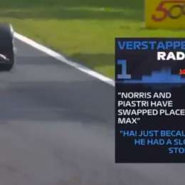 F1: la burla de Verstappen tras el cambio de posiciones de McLaren en Monza