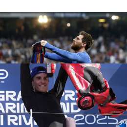 MotoGP: ¡A lo Messi! El festejo de Marc Márquez luego de su triunfo en San Marino