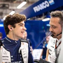 F1: así fue el festejo de Colapinto tras su histórico avance a Q3 en Azerbaiyán