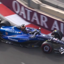 F1: el golpe que provocó la bandera roja en la clasificación del GP de Azerbaiyán