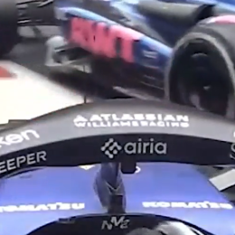 F1: ¡Desde adentro! El toque de Albon que complicó la carrera de Colapinto en Bakú