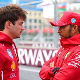 F1: Hamilton se disculpó con Leclerc tras la desobediencia en Bakú pero volvió a recriminar a Ferrari