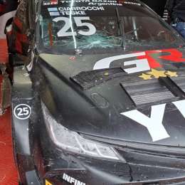 TC2000: ¿Cómo está el Corolla de Ciarrocchi/Teske tras el golpe en el inicio de los 200Km de Buenos Aires?