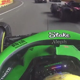 F1: así se vio la espectacular largada de Colapinto en Singapur desde la mirada de Bortoleto