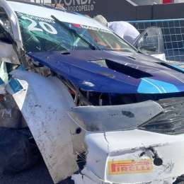 TC2000: fortísimo golpe de Quirno durante el primer entrenamiento en El Zonda