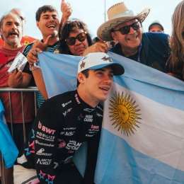 F1: el gesto de Colapinto con el público en la previa al GP de Estados Unidos