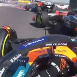 F1: ¡Desde adentro! Así fue el golpe entre Piastri y Norris en la largada de la Sprint en Austin