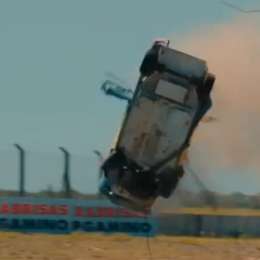 ¡Durísimo! Brutal vuelco durante una carrera en el autódromo de La Pampa