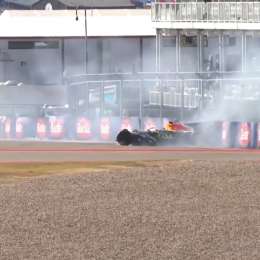 F1: ¡Bandera roja de entrada! Isack Hadjar protagonizó un aparatoso accidente y la clasificación se interrumpió